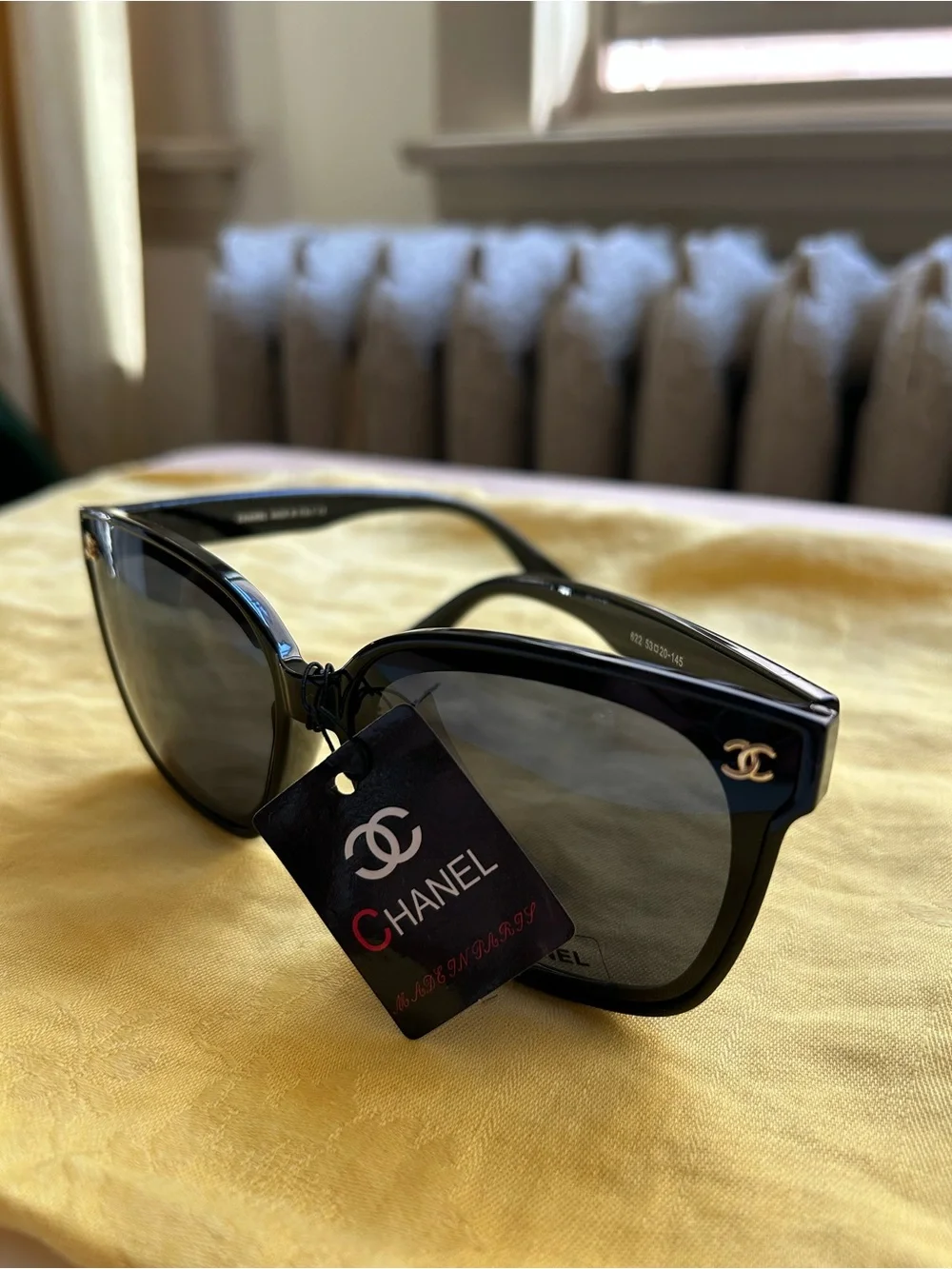 Black Oversized Square Women's Sunglasses